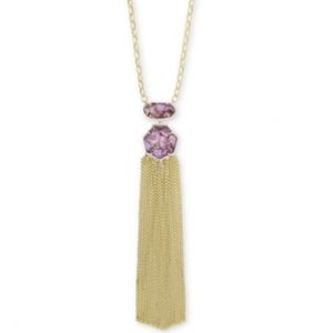 Kendra Scott Tae Necklace in Lilac Magnesi…